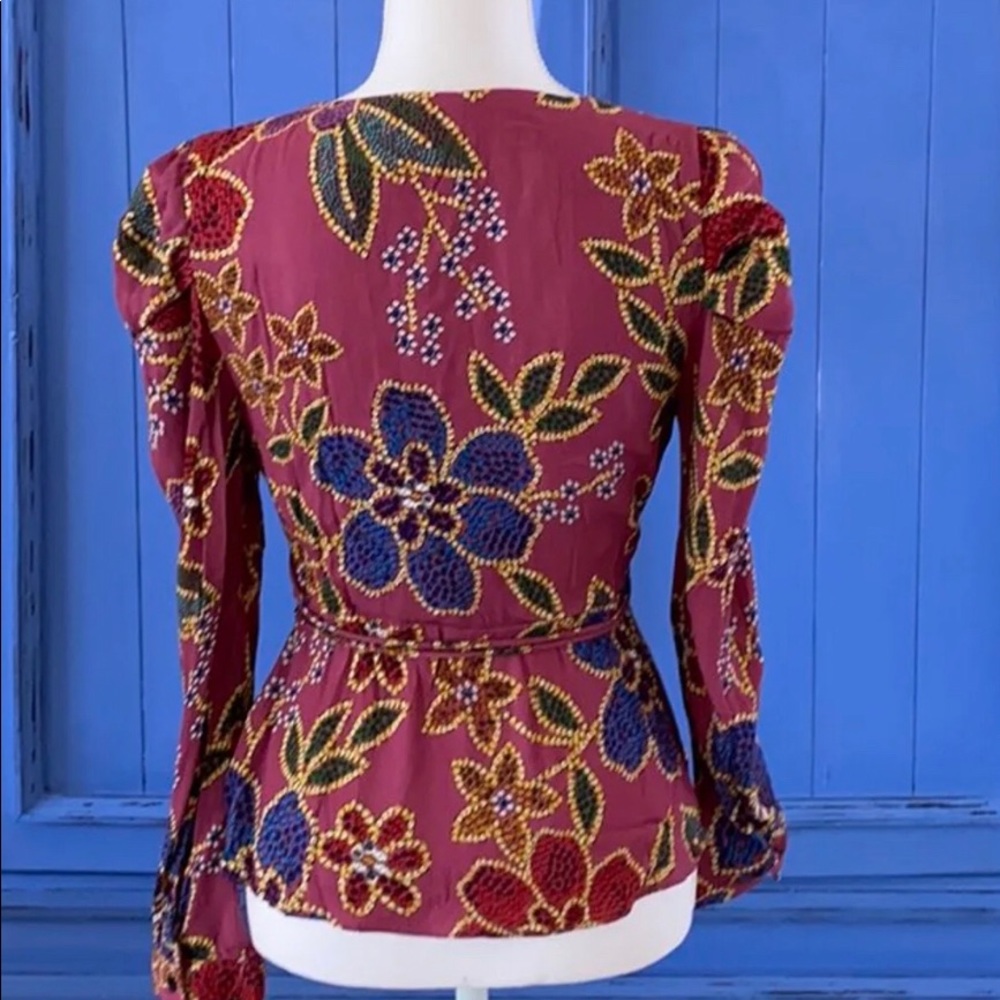 Farm Rio Wrap Blouse - Picture 3 of 8
